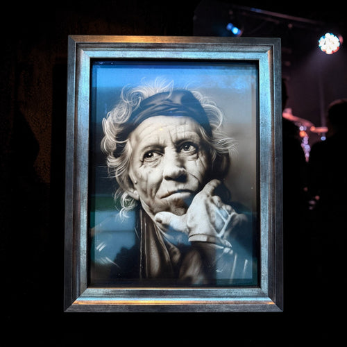 Keith Richard’s Air Brush Portrait