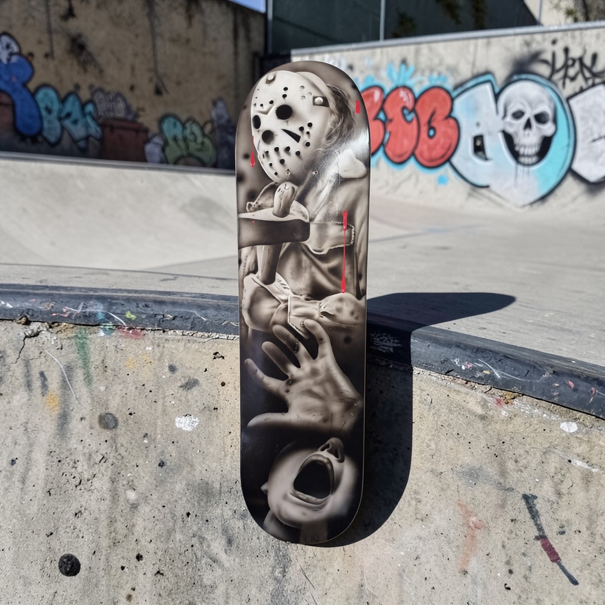 Air Brushed Custom Skateboard Deck